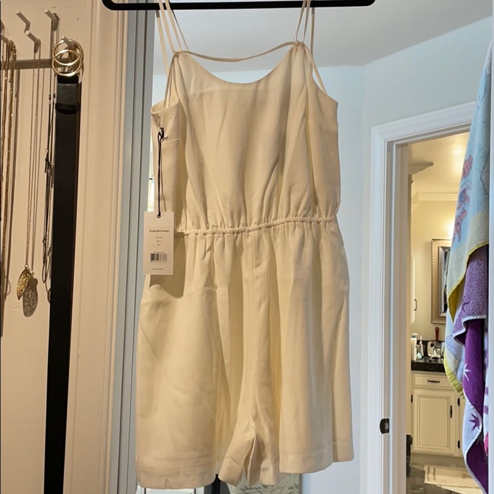 White short romper
